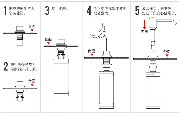 皂液器怎么用法